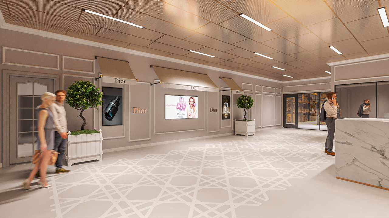 Maison Dior first warehouse in the USA — VIP arrival gallery